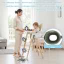 4-Pack Silicone Sleeves for Lansinoh Glass Bottles 5 oz-Starry Sky Design Baby Bottle Holder with Handles,Protectors for Lansinoh Natural Wave Glass Bottles, Anti-Scald Feeding Supplies (Black+Dark Grey+White+Dark Green)