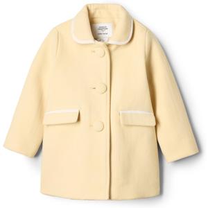 Amazon Essentials x Sofia Grainge Toddlers and Baby Girls' Wool Blend Coat (2T, Beige)