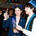 2 x Happy Hanukkah Sash, Blue Silver Happy Chanukah or Happy Hanukkah Sash, Merry Christmas Holiday Party Decorations, Ideas, Gifts, Jokes and Favors (Blue + Silver)