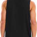 HODOSPORTS Tank Tops Men Workout Sleeveless Muscle Shirt Gym Tank Tops for Men Athletic Running Beach Loose Fit Tees Black, XXL