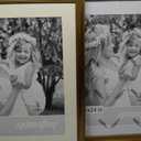 Yaetm 20x24 Gold Picture Frame Matted to 16x20 Set of 2, 1.4 Wide Molding & Rustic Gold Frames for Wall Gallery, Home and Office, Wall Mounting, 2 Pack