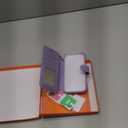 VANAVAGY Compatible for iPhone 14/13 Wallet Case for Magsafe Wireless Charging, PU Leather Flip Folio Phone Cover with Wrist Strap RFID Blocking Card Holder Screen Protector,Clove Purple