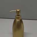 304 Stainless Steel Soap Dispenser 16oz Rust-Proof Liquid Soap Pump Bottle for Kitchen or Bathroom Countertop Hand Dish Lotion Leak-Proof (Matte Gold)