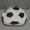 OurHonor Plush Soccer Ball, 11.8" Soft Soccer Stuffed Toy Soccerball Throw Pillow Fluffy Football Plushies Toy Sport Gift for Boy & Girls Chrismas Decor