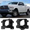 2Pcs Front Fog Light Bracket Compatible with RAM 2500 3500 2019-2021, Fog Lamp Mounting Support Mount Bracket Replace 68449383AA, Driver Side and Passenger Side
