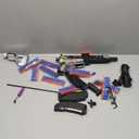 Realistic Toy Foam Blaster Gun - Electric Sniper Rifle with Scope 120 Soft Bullets 3 Magazines, Automatic Dart Gun for Boy Ages 8-12 Years Old, Indoor Outdoor Gifts for Adult Kid Christmas Birthday (Silver)