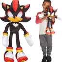 Sonic Shadow The Hedgehog Anime Kids Bedding Super Soft Plush Cuddle Pillow Buddy, One Size, (Officially Licensed Product)