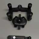 PKYAA Rearview Mirror Phone Holder for Car, 360 Rotating Rear View Mount with Adjustable Arm Length, Upgraded Four Corners Fixed Anti-Shake Multifunctional Design for All Smartphones