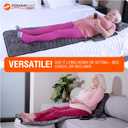 Powermat Full Body Massage Mat with Heat - Shiatsu Back Massager Pad for Bed, Chair & Recliner - Electric Vibrating Heating Pad - Whole Body Massager Mat for Pain Relief - Massage Mattress by Powerfit