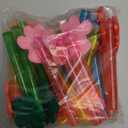 Paw Party Favors,24Pcs Paw Print Bubble Wands for Kids,Cute Bubble Wand for Pet Dog Puppy Cat Birthday Party Supplies,Classroom Prizes Pinata Goodie Bag Stuffers Gifts