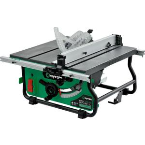 10-Inch Portable Table Saw with Stand - 15 Amp Motor, 25 Inch Rip Capacity, High-Power Jobsite & Workshop Table Saw