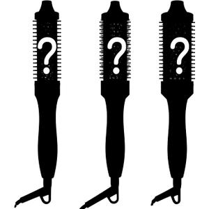 K&K Thermal Brush Keratin Protect Heated Barrel Hot Hair Brush Ionic Smooth Shine Volumize Comb Dual Voltage Hair Straightener Curler Styling Tool 1.25 Inch