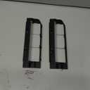 Neutop Main Brush Cover Replacement Compatible with Roborock S6 MaxV/Pure, S6, E4, S4 Max, S4, S5 Max, S5, E35 and E2 Robot Vacuum Cleaners, Black, 2-Pack.