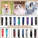 7pack Dog Grooming Blades Compatible with Andis Dog Clippers Blades,Dog Clipper Blades Compatible with Oster A5,Wahl km10 Dog Clippers,Stainless-Steel Blade Sharp