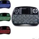 iPazzPort (Upgrade Mini Bluetooth Keyboard with Touchpad Handheld, Backlit Mini Wireless Keyboard with 2.4G USB Dongle for Android TV Box/FireStick/Laptop/PC 21SM