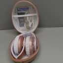 ZIHNIC Bluetooth Headphones Over-Ear, Foldable Wireless and Wired Stereo Headset Micro SD/TF, FM for Cell Phone,PC,Soft Earmuffs &Light Weight for Prolonged Wearing(Rose Gold)