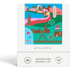 Reach International Outfitters Atlanta Adventure Bucket List  50 ScratchOff Cards for Outdoor Activities, Tourist Attractions, and Landmarks Guide for Exploring Atlanta