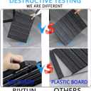 Wall Mounted Storage Bins Parts Rack 4 Colors Garage Plastic Shop Tool Organizer, ABS Plastic Garage Rack, Screw Storage 30 Bins