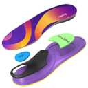 Plantar Fasciitis Insoles Athletic Arch Support Inserts Women Men, Shock Absorption, Shoe Inserts for Plantar Fasciitis, Flat Feet, Running, Basketball and Other Athletic, M