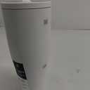 Ice Shaker 40 oz Tumbler with Handle and Straw | 40oz White | Cold for 30+ Hours | 2-in-1 Tumbler Shaker Bottle | Odor-Free 40 ounce Bottle for Water, Protein Shakes, Smoothies, Cocktails