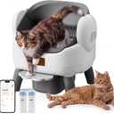 Automatic Litter Box Self Cleaning for Multiple Cats