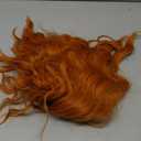 Dark Orange Wigs for Kids Girls Ginger Wig with Bangs Short Wavy Curly Child Wig Kids Daily Halloween Party Cosplay Wigs