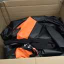 FIVKLEMNZ 30 Cubic Car Rooftop Cargo Carrier Roof Bag Waterproof for All Top of Vehicle with/Without Rack Includes Topper Anti-Slip Mat + Reinforced Straps + 6 Door Hooks + Luggage Lock