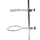 Laboratory Stand Support, Chemistry Test Tube Holder,Lab Table Clamp Stand W/ Burette Clamp And Flask Ring Clamps (16IN)