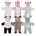 SMILESSKIDDO 6 Set Dolls Clothes Outfits Jumpsuits for 10 to 14 Inch New Born Babydoll, Animal Styling Baby Doll Clothes and Accessories for 10 12 14 Inch