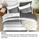 Andency King Size Comforter Set, Dark Grey, 7 Pieces