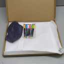 2 Pack Acrylic Magnetic Dry Erase Board for Fridge, Magnetic Calendar for Refrigerator with 6 Markers, Magnetic Acrylic Calendar for Fridge, Clear Planning Boards Fridge Calendar