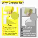 500 Pieces Plastic Shipping Tags with Wire Waterproof Hang Tags Heavy Duty Labeling Tags with String Wires Tags Labels Labeling Tags Stacking Tags for Equipment Car Parts (Yellow, 3x6)