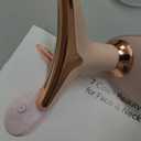 SDKWDH Red-Light-Therapy-for-Face-and-Neck, 7 Color Face Massager Tool for Wrinkles, Double Chin, Vibrating Facial Massager with Thermals for Skin Care, Glossy Pink