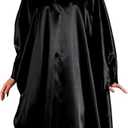 Ciao-Kit Witch Maleficent Cape and Hat, One Size Women's Accessories, Black, Size LARGE