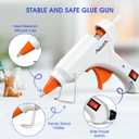 30W Mini Hot Glue Gun Kit with 30 Glue Sticks, Fast Preheating Hot Melt, High Temp for School Crafts DIY Arts and Quick Home Repairs