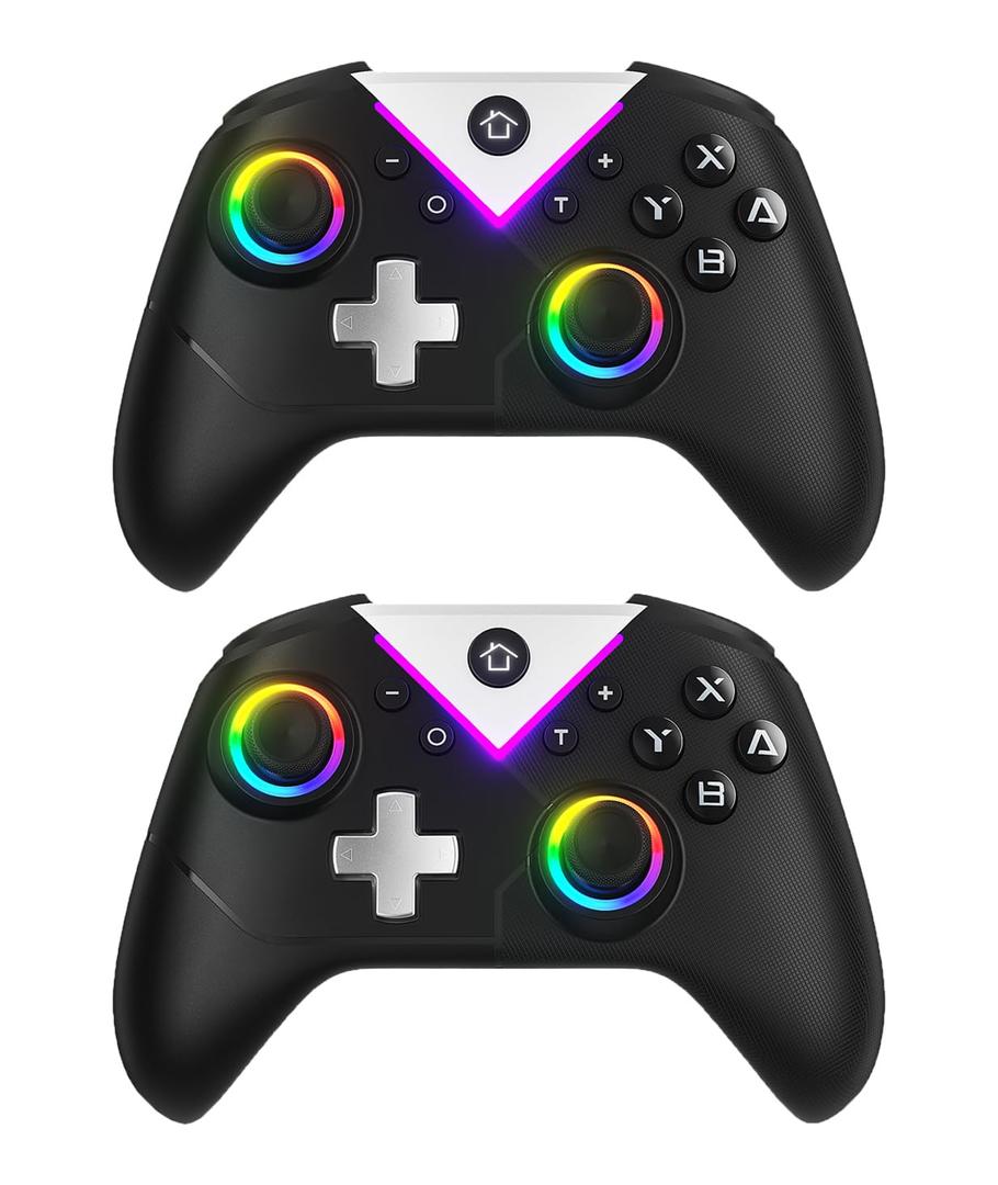 RGB Wireless Controller for Nintendo Switch 2/1 Lite/OLED, PC, Dual Vibration, Screenshot
