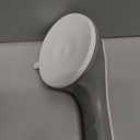 LEVERLOC Grab Bars for Bathtubs and Showers, Shower Handle 17 Inch Strong Suction Bath Handrails, Safety Grip for Bathroom Chair, Bathroom Grab Bar for Senior No Drilling Waterproof,Grey