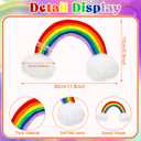 Crazy Hair Clip Kit Crazy Hair Day Accessories for Girls Funny Head Band for Kids and Adults Party Gift(Rainbow)