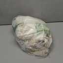 Amidoudou 1 Pair European Style Curtains Double Layer with Valances for Living Room Luxury 3D Flower Embroidered Semi-Blackout Curtains for Bedroom (White,51x84 Inch)