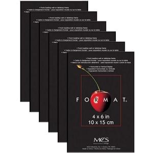 MCS Industries 4 by 6-Inch Format Frames, 6-Pack