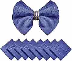 Homejoy Plaid Cloth Napkins Set of 8, Checkered Style Jacquard Fabric Polyester Washable Reusable Cloth Napkins for Kitchen Dining Restaurants Wedding Party 17X17 Inch Navy Blue