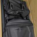 Bowling Ball Bag with Wheels, 2 Ball Trolley Bowling Bags with Large Separate Shoe Compartment and Oversized Accessory Pocket