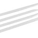 MXtrim for Toyota RAV4 2019 2020 2021 2022 2023 2024 2025 Car Exterior Side Door Body Molding Bump Protector Edge Guards Decor Cover Trim ABS Pearl White 4pcs