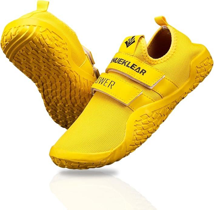 MANUEKLEAR Deadlift Shoes - Weight Lifting Shoes for Men Women - Weightlifting Squat Shoes Fitness Cross-Trainer Barefoot Gym Training Sneakers (12.5)