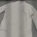 THE GYM PEOPLE Fleece Mock Turtleneck Pullover Base Layer Shirts Long Sleeve Workout Tops with Thumb Hole (Small, Beige)