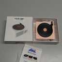 Old Fashioned Classic Vinyl Record Player Style Bluetooth Speaker Pink Portable Stereo Sound Cute Look Gift for Girls Bass Enhancement Loud Volume Speaker