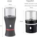 Upgraded Mini Electric Grinder Spice Smart Herb 400 mAh with 50ml Jar,Easy to Carry(Grinder)