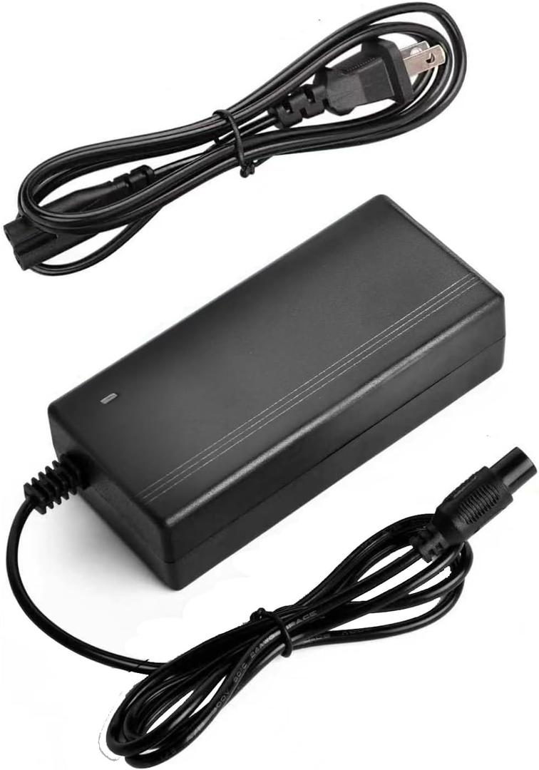 42V Replacement Charger 3-Prong, 42V 2A Electric Scooter Charger-36V Power Adapter for Jetson, Hover-1, Swagtron, Hoover, Razor, Gotrax