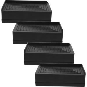 TEHAUX 4pcs Heavy Duty Furniture Risers for Bed Sofa and Table Height Adjustable Blocks Base Supports Large Furniture up for Home Use