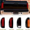 Tail Lights Fit for Toyota Tacoma 2005-2015, LED Brake Reverse Rear Lamp (Smoke)